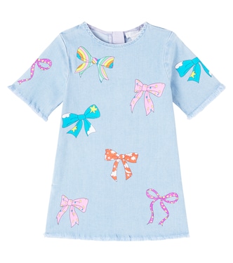 Robe imprimée en denim | Stella McCartney Kids