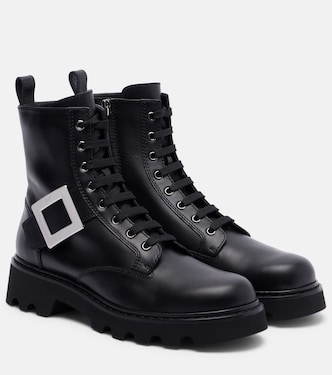 Viv Rangers皮革及踝靴 | Roger Vivier