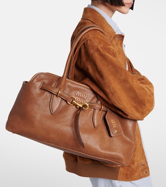 Schultertasche Aventure aus Leder | Miu Miu