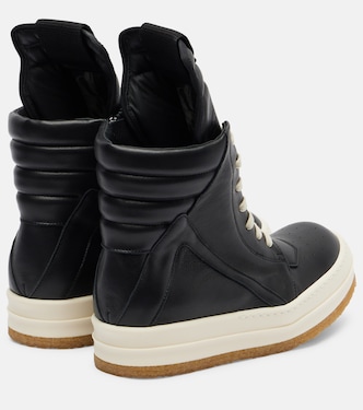 Geobasket leather sneakers | Rick Owens