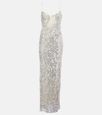 Robe longue Salacia à ornements | Christopher Esber