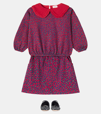 Lille leopard-print cotton twill skirt | Cozmo