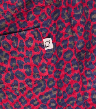 Lille leopard-print cotton twill skirt | Cozmo
