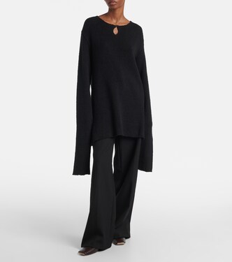 Cotton, silk, and cashmere sweater | Calvin Klein