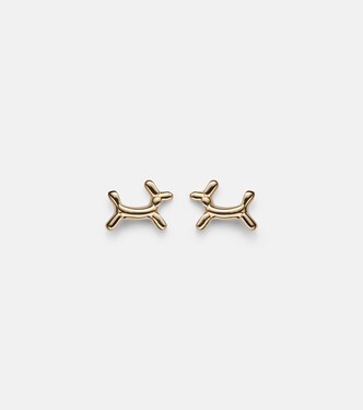 Balloon Dog 14kt gold earrings | Sydney Evan