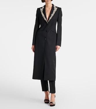 Pantalones rectos de lana | McQueen