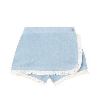 Skort Awaken in spugna di misto cotone | Zimmermann Kids