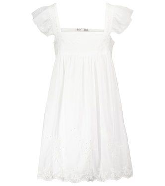Embellished cotton minidress | Juliet Dunn