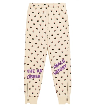 Panther printed cotton sweatpants | The Animals Observatory