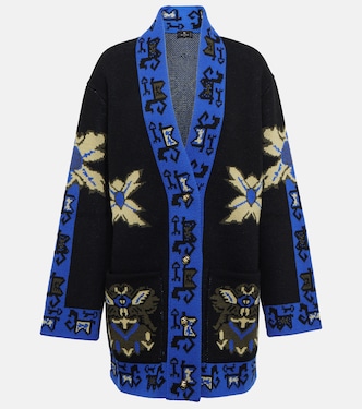 Wool jacquard cardigan | Etro