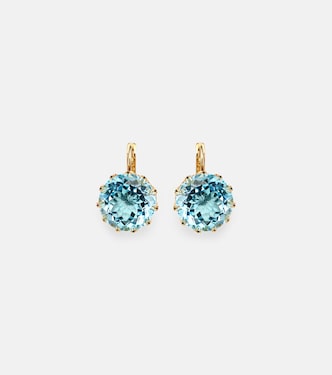 Orecchini in oro 18kt con topazio | Ileana Makri