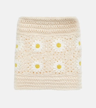 Daisy crocheted miniskirt | Alanui