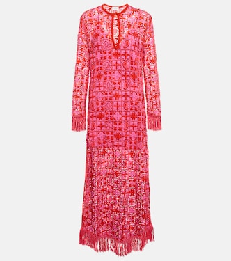 Robe longue en crochet | Etro