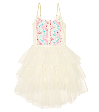 Gold Dust sequin-embellished tulle dress | Tutu Du Monde