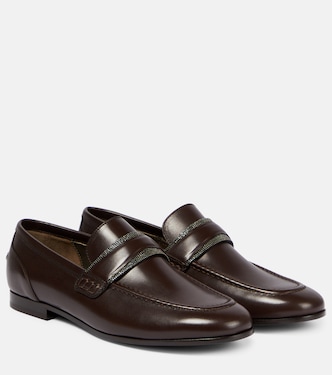 Loafers aus Leder | Brunello Cucinelli