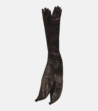Lucia long leather gloves | Ann Demeulemeester