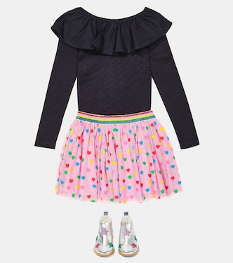 Gonna in tulle con stampa | Stella McCartney Kids