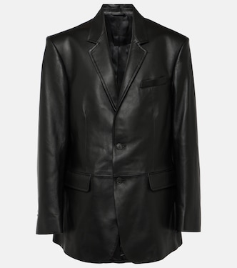 Blazer oversized de piel | Wardrobe.NYC