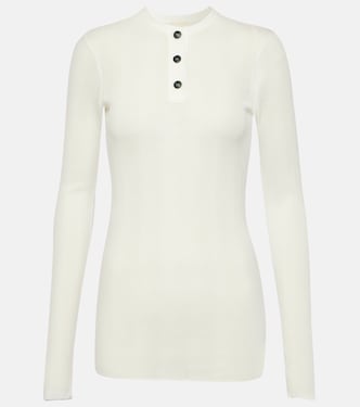 Byron cotton-blend jersey top | Khaite