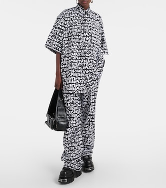 Weite High-Rise-Hose aus Baumwolle | Vetements