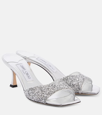 Pantoletten Skye 70 mit Glitter | Jimmy Choo