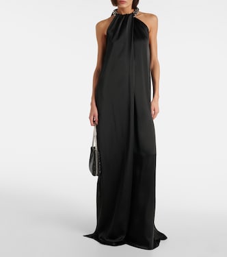 Abito lungo con scollo all’americana | Stella McCartney
