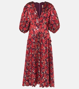 Abito midi Bossa Banana in jacquard | Farm Rio