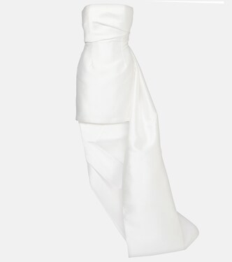 Bridal - Abito corto Meyer in twill | Solace London