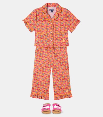 Set Gyjama aus Hemd und Hose aus Baumwolle | Vilebrequin Kids
