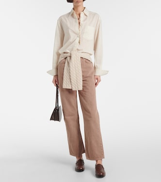Daniela high-rise straight jeans | Veronica Beard