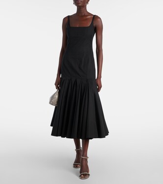 Abito midi Agave in popeline di cotone | Jacquemus