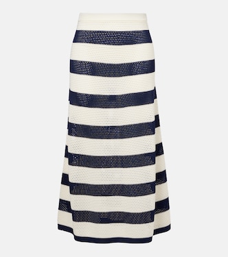 Falda midi Bateau de punto en mezcla de algodón | Eres