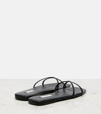 Leather slides | Toteme