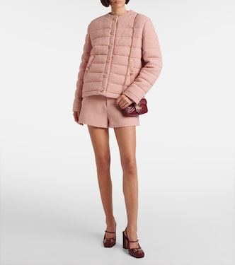 High-Rise Shorts aus Tweed | Gucci