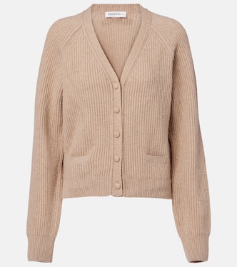 Ribbed-knit wool and cashmere cardigan | Victoria Beckham