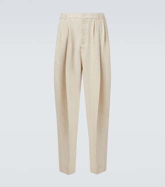 Pantalon ample Fernando en coton et lin | Jacquemus
