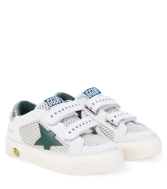 May School suede-trimmed sneakers | Golden Goose Kids