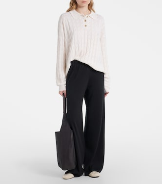 Polopullover Magnolie aus Kaschmir | Lisa Yang