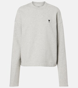 Ami de Cœur cotton fleece sweatshirt  | Ami Paris