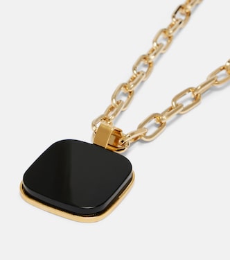 Onyx pendant necklace | La DoubleJ