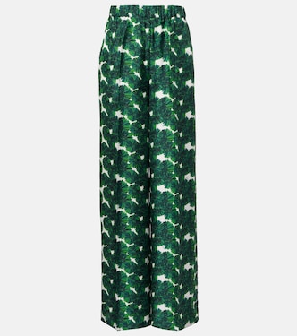 Bedruckte Hose Morena aus Seiden-Twill | Max Mara