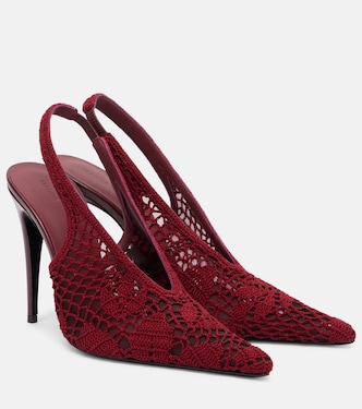105 crochet slingback pumps | Magda Butrym