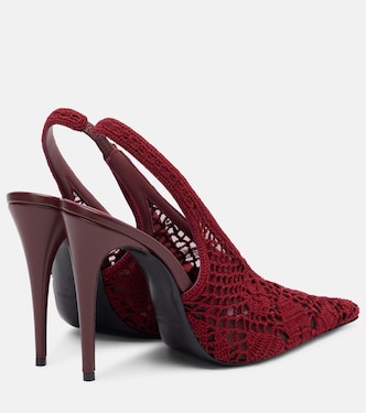 105 crochet slingback pumps | Magda Butrym