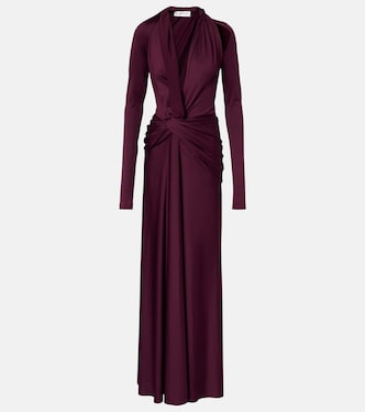 Gathered jersey gown | Victoria Beckham