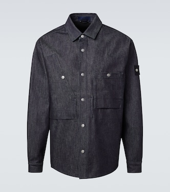 Compass denim overshirt | Stone Island