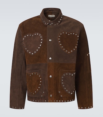 Studded suede jacket | Bode