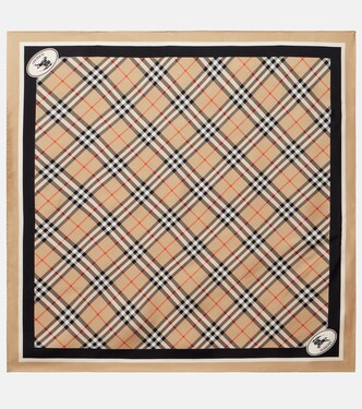 Tuch Burberry Check aus Seiden-Twill | Burberry