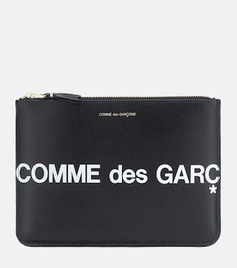 Pochette Huge Logo Large en cuir | Comme des Garçons Wallet