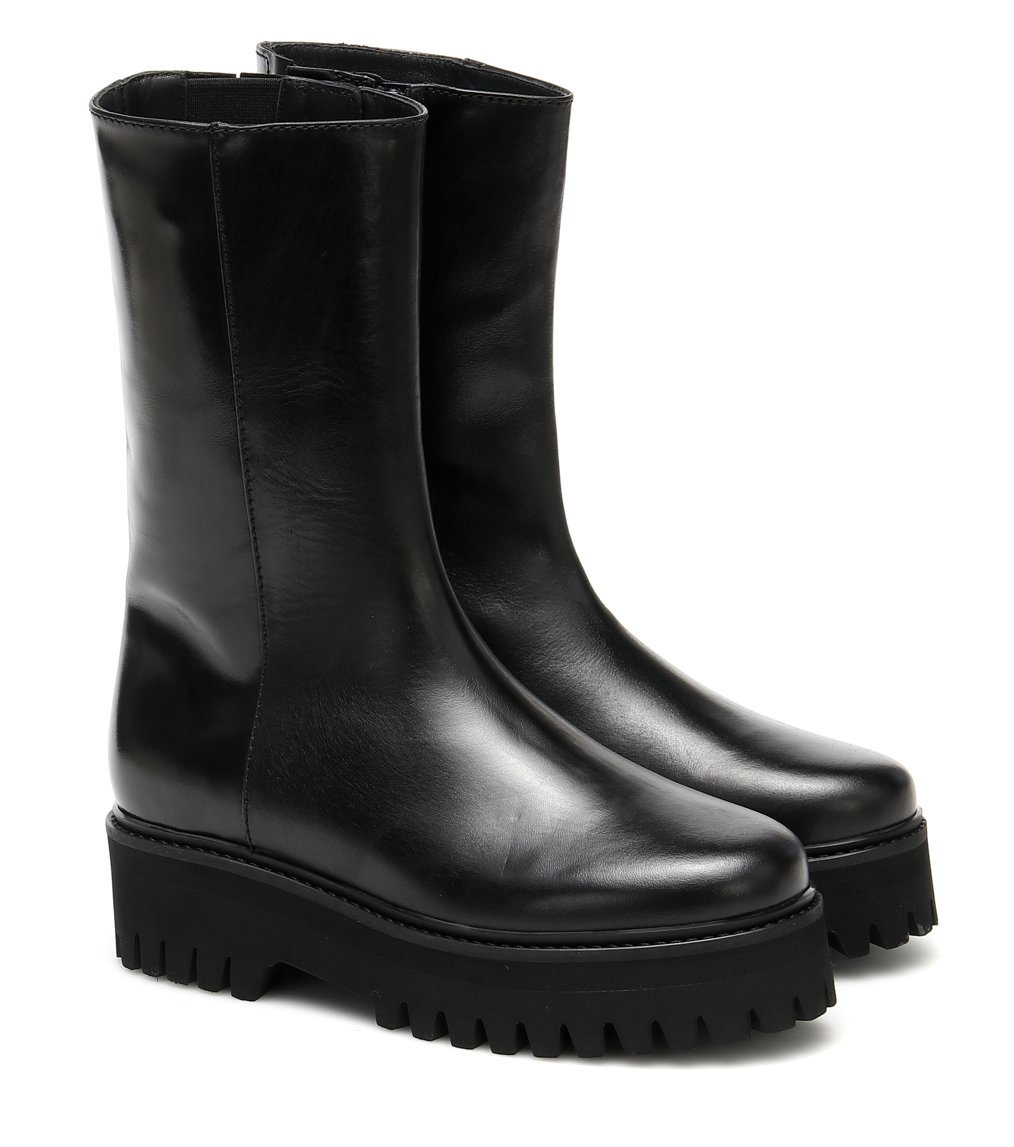 Botas Sporty Elegance de piel | Dorothee Schumacher