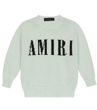 Jersey de intarsia de algodón y cachemir | Amiri Kids